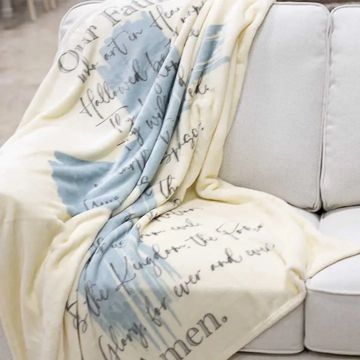 The Lord's Prayer Soft Throw Blanket