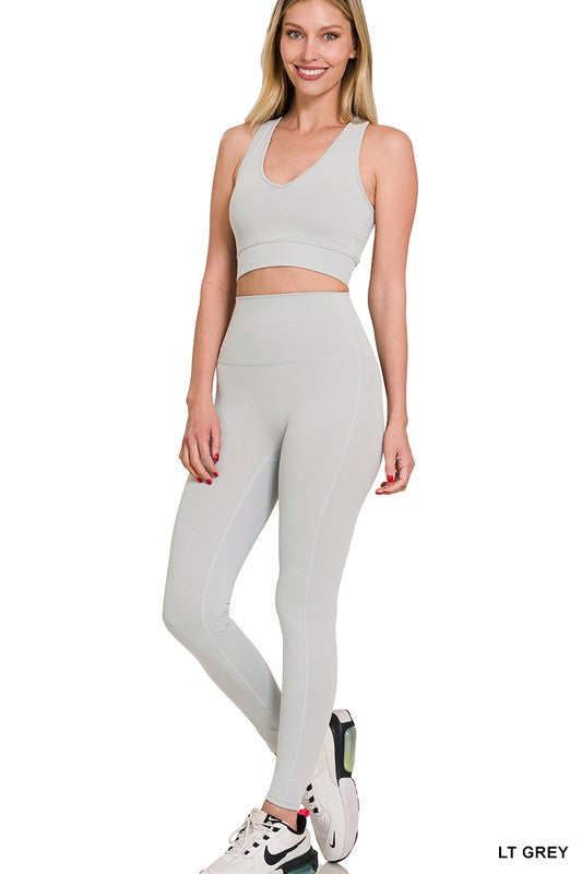 High Waisted Full Length Leggings
