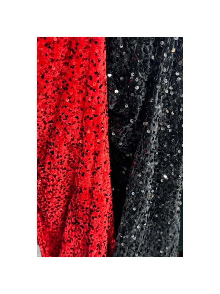 Curvy Tube Top Velvet Sequins Bodycon Mini Dress