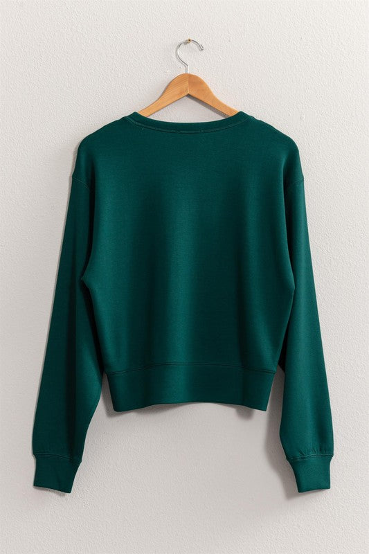 Long Sleeve Crew Neck Sweatshirt