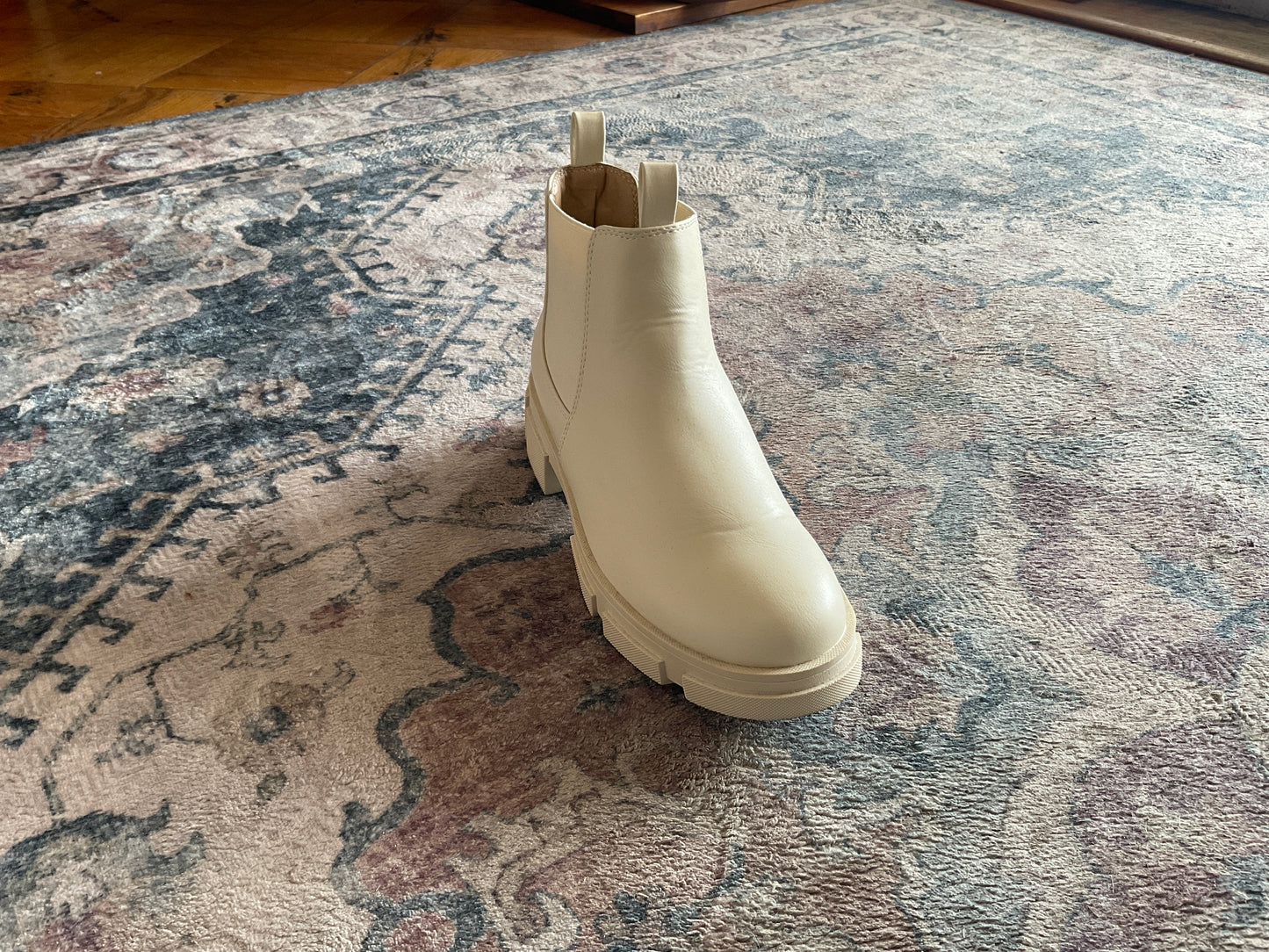 Pull On Bootie with Platform Sole