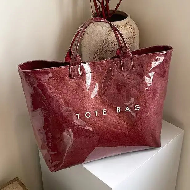 Clear Plastic Tote THE BAG Handbag