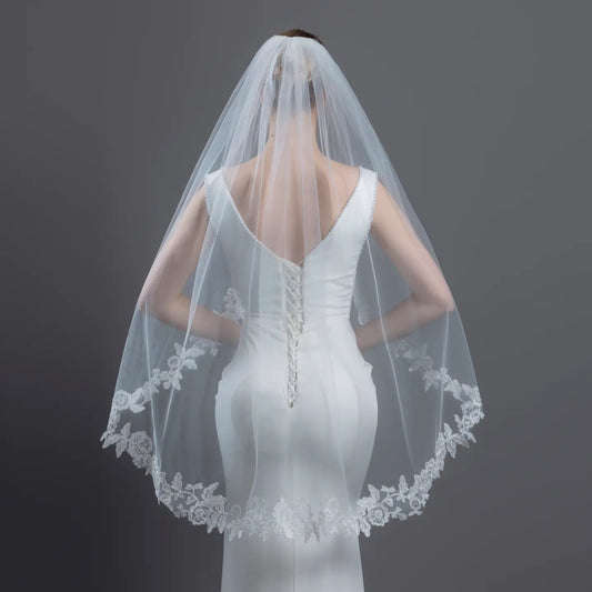 Floral Embroidered Lace Bridal