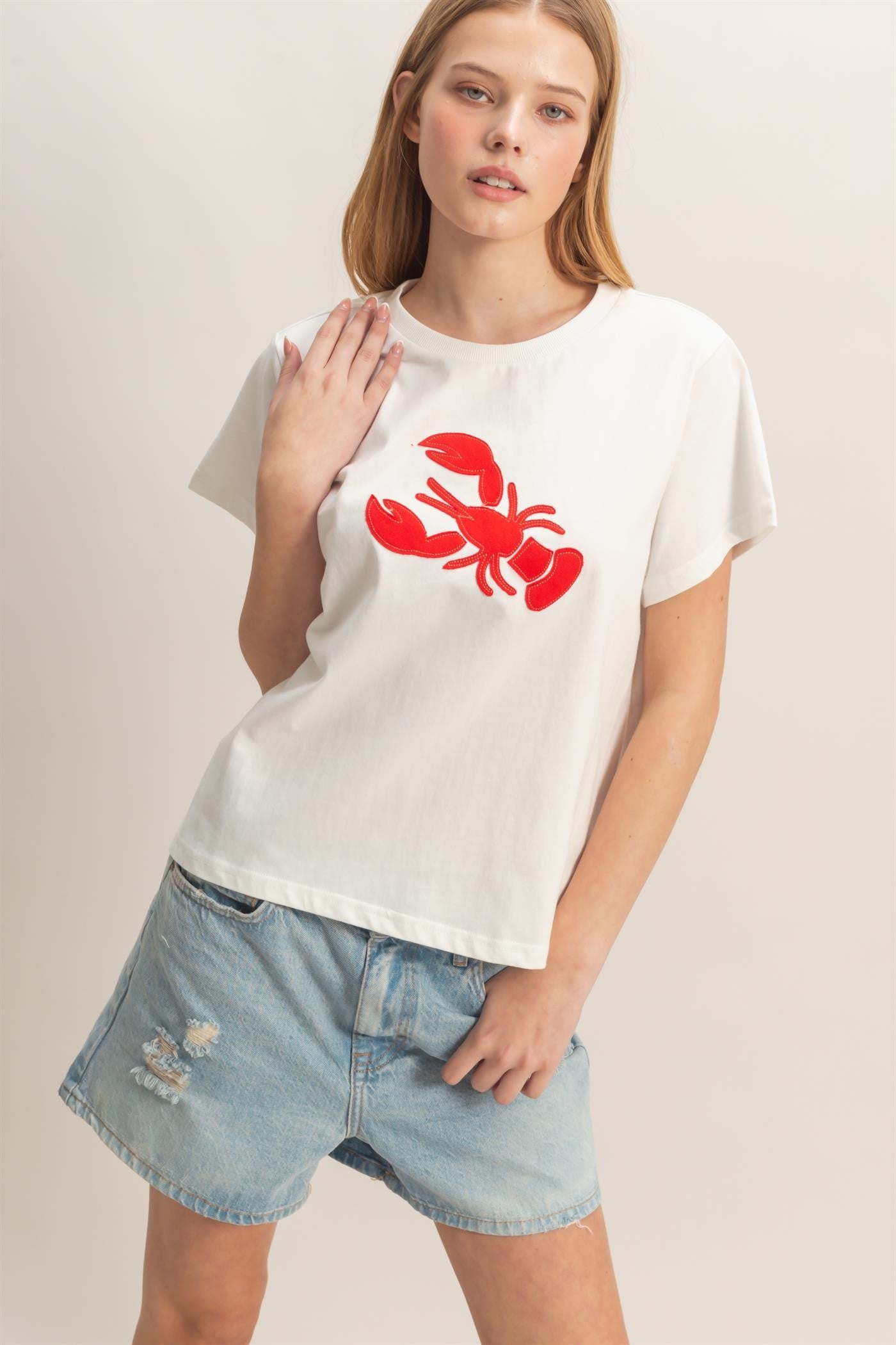 Short Sleeve Crawfish Patch T-Shirt