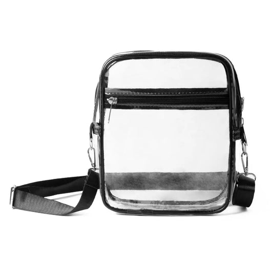 Clear Crossbody Mini Bag with Adjustable Strap