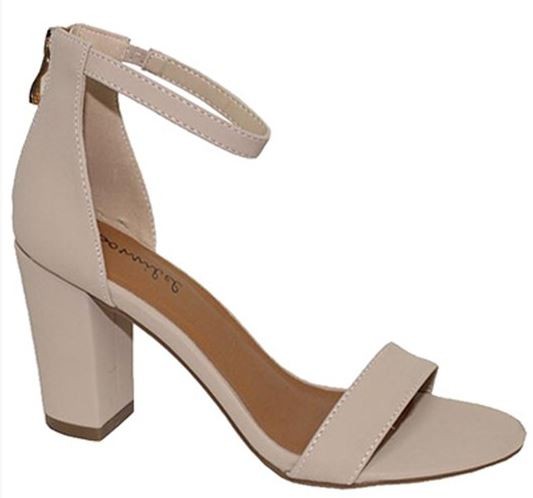 Open Toe Strap Ankle Heel