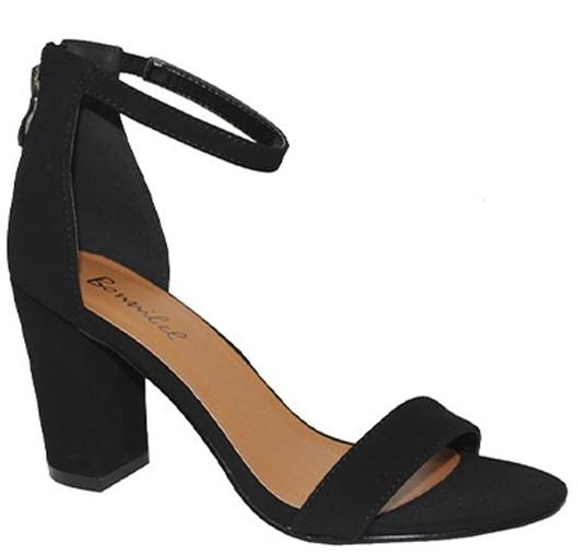 Open Toe Strap Ankle Heel