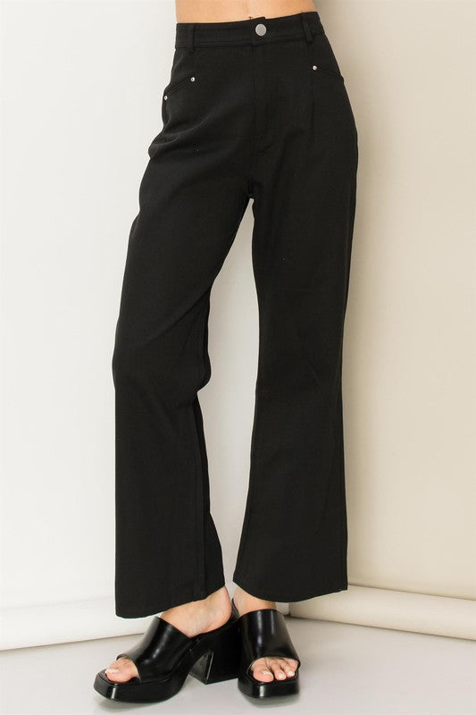 High Waist Loose Fit Pants