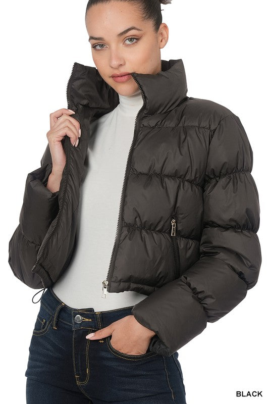 Crop Puff Jacket