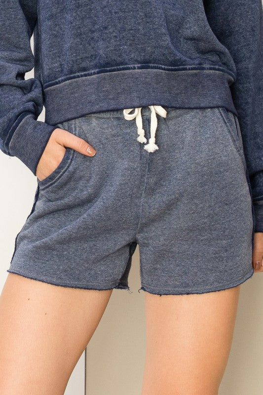 Cozy Drawstring Lounge Shorts