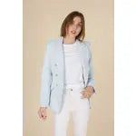 Light Blue Tweed Blazer