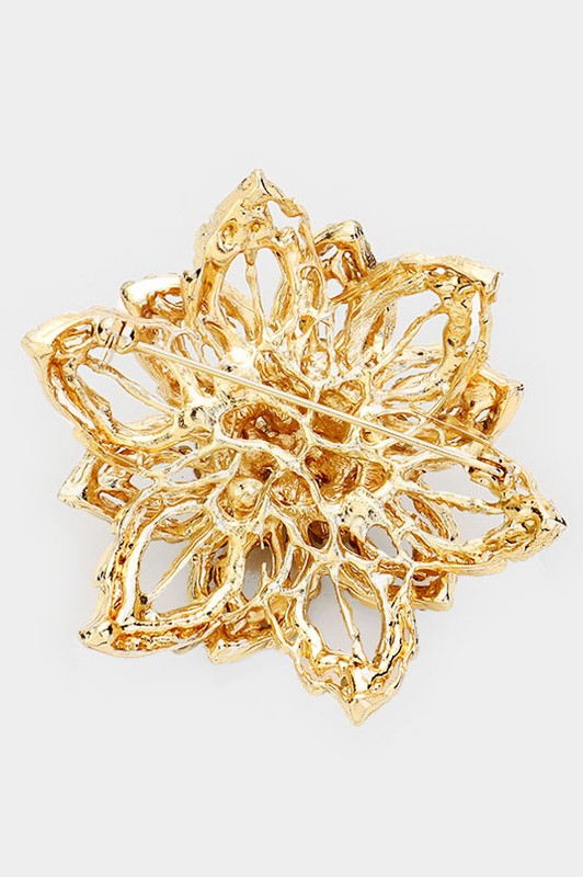 Rhinestone Brooch