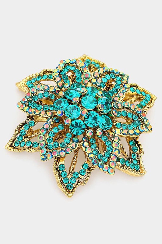 Medium Rhinestone Brooch