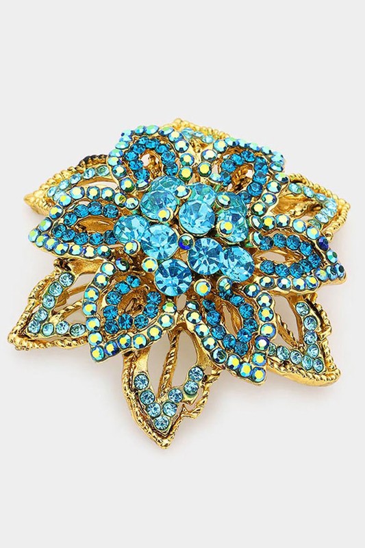 Medium Rhinestone Brooch