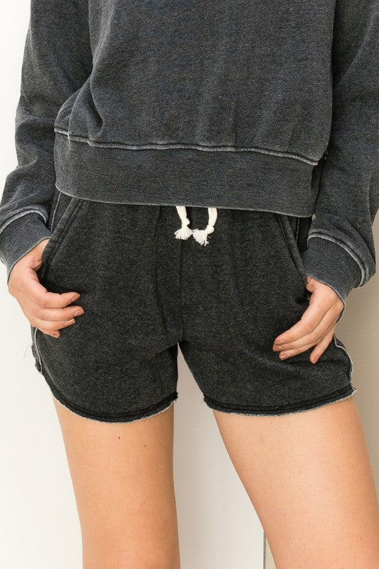 Cozy Drawstring Lounge Shorts